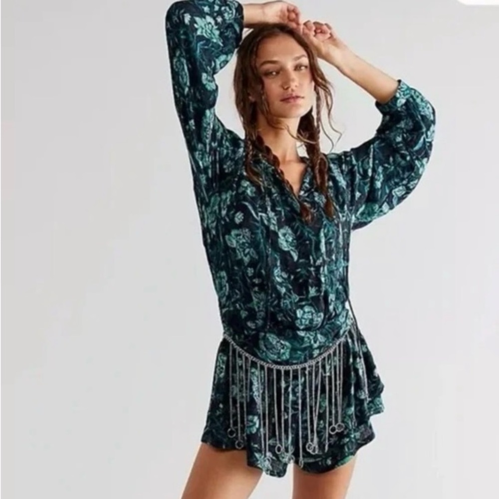 *NWOT* FREE PEOPLE DANCE TILL DAWN ROMPER
